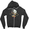 overwatch zenyatta cute spray Zipper Hoodie