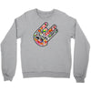 adesivo  hand shocker stickers bomb decal usdm jdm Crewneck Sweatshirt
