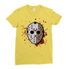 jason voorhees mask Ladies Fitted T-Shirt