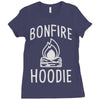 bonfire hoodie Ladies Fitted T-Shirt