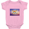 Orange cat Baby Bodysuit