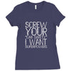 screw your lab safety i want superpowers Ladies Fitted T-Shirt