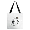 banksy kids play t.v. ball Tote Bags