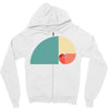 fibonacci golden ratio colorful Zipper Hoodie