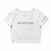 shall we play game Crop Top