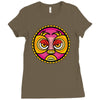 lucha libre pink Ladies Fitted T-Shirt