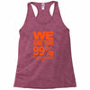 we are the 99% t shirt occupy wall street anti corporate greed black Racerback Tank
