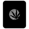 cannabis fingerprinting (white) Mousepad