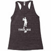 finger wag batle royal gaming Racerback Tank