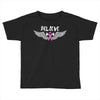angel wing believe breast cancer Toddler T-shirt