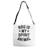 bbq spirit animal Adjustable Strap Totes