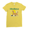 obedience Ladies Fitted T-Shirt