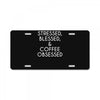 coffee obsession License Plate