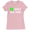 zombie fast food  funny Ladies Fitted T-Shirt