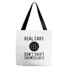 real cars don't shift themselves Tote Bags