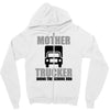mother trucker doing the school run Zipper Hoodie