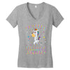 Unicorns are born in January Women's V-Neck T-Shirt