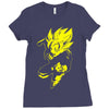 son goku dragonball z fun Ladies Fitted T-Shirt