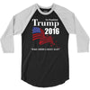 trump 2016 election make america great again 3/4 Sleeve Shirt