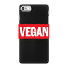 marvel logo parody vegan iPhone 7 Case