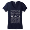 bastille Women's V-Neck T-Shirt
