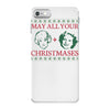 golden christmas iPhone 7 Case