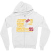 i wanna put my head in your head and smack your head Zipper Hoodie