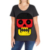 germany till i die Ladies Curvy T-Shirt