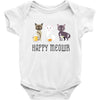 happy meowr Baby Bodysuit