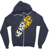 running we kick asphalt Zipper Hoodie
