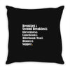 hobbit meals Throw Pillow
