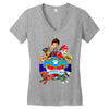 paw patrol birthday boy mom Women's V-Neck T-Shirt