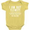 i'm not clumsy it's just the floor Baby Bodysuit