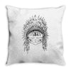 chief kitty Throw Pillow
