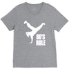 80's rule break dancer V-Neck Tee