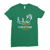 no suggestions please Ladies Fitted T-Shirt