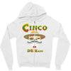 cinco de mayo badass skull Zipper Hoodie