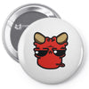 devil face 2 Pin-back button
