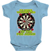 funny darts i'm never wearing, ideal gift or birthday present. Baby Bodysuit