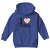 i Love Pizza Youth Hoodie