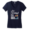 my weekend is all booked Women's V-Neck T-Shirt