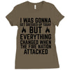 I blame the Fire Nation for my laziness Ladies Fitted T-Shirt
