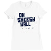 oh sheesh y'all Ladies Fitted T-Shirt