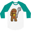 sad gingerbread 3/4 Sleeve Shirt