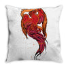 phoenix rising Throw Pillow