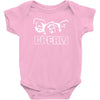 cream rock band punk Baby Onesie