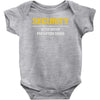 security little sister protection squad Baby Onesie