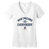 New England VS Everybody Women's V-Neck T-Shirt