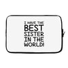 sister joke Laptop sleeve