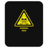toxic hazard laboratory poison substance warning Mousepad